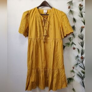 Knox Rose Eyelet Babydoll Dress- NWOT